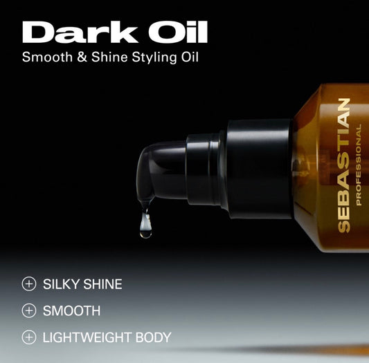 DARK OIL glotnumo ir spindesio suteikiantis aliejus, 100 ml
