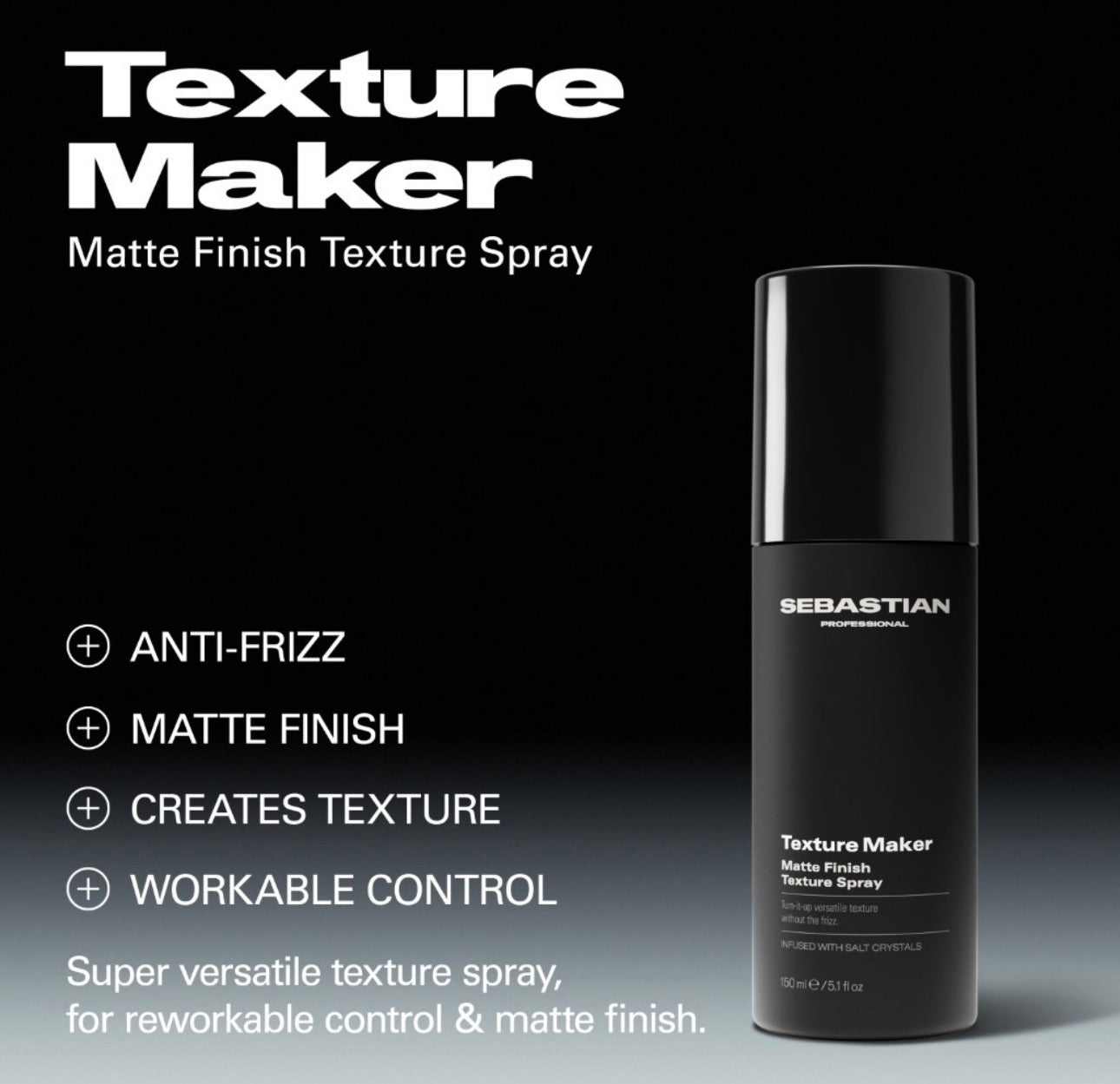 TEXTURE MAKER matinio efekto ir tekstūros suteikiantis purškalas, 150 ml
