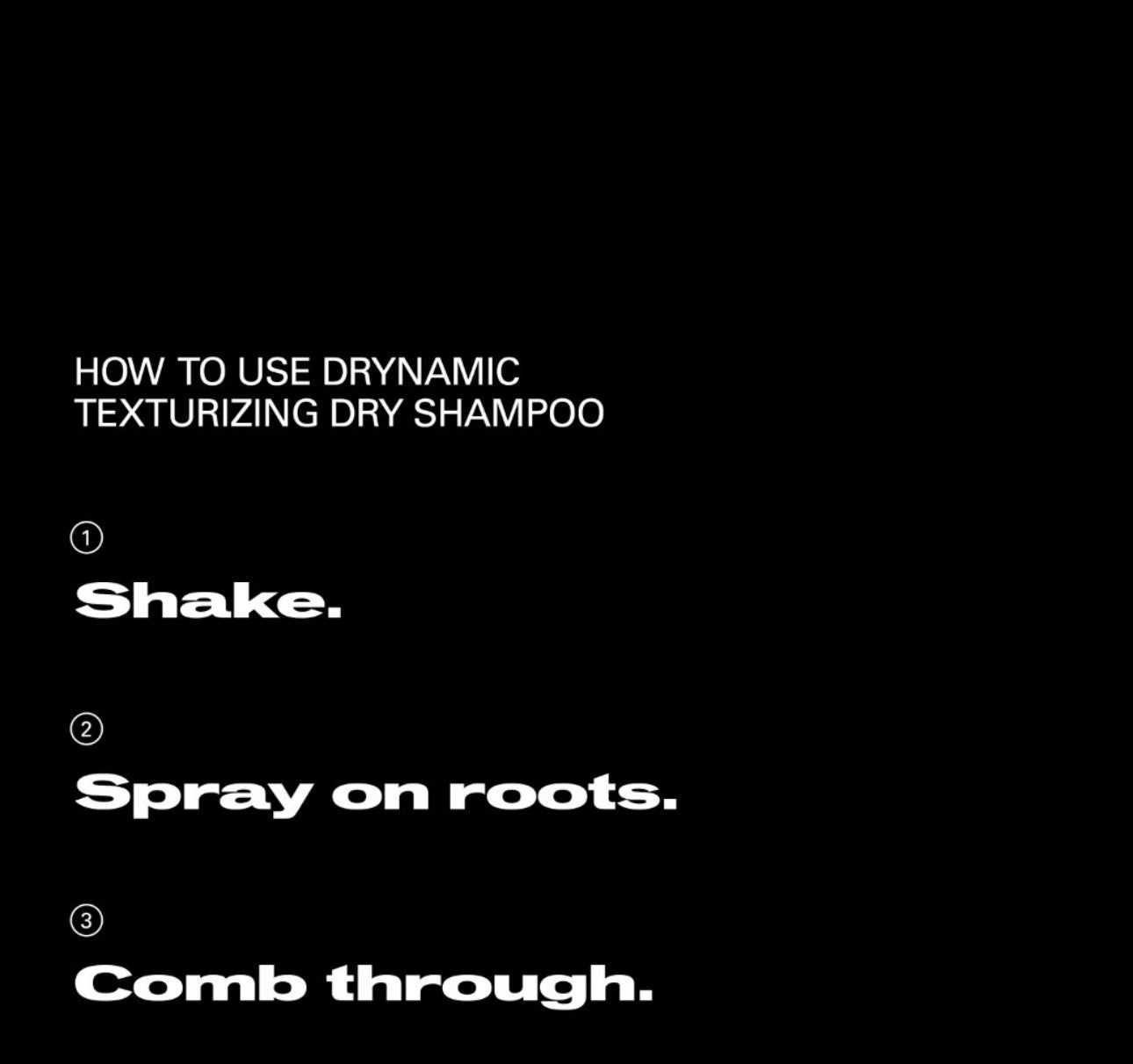 DRYNAMIC tekstūros suteikiantis sausas šampūnas, 180 ml