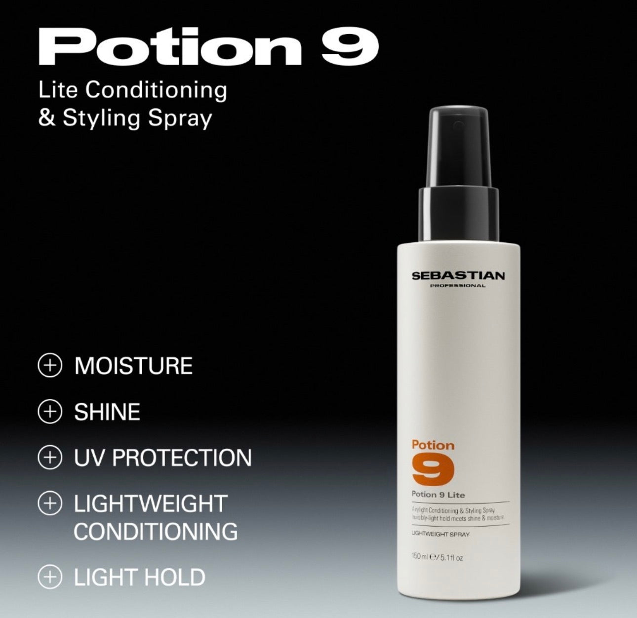 POTION 9 purškiamas plaukų kondicionierius ir formavimo priemonė, 150 ml