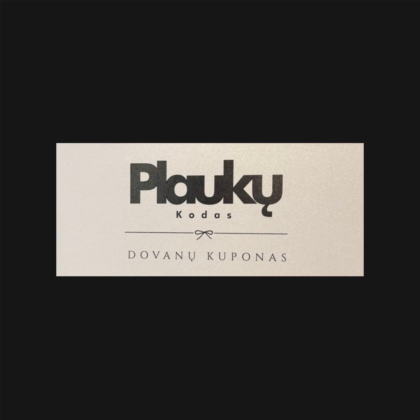 Dovanų kuponas